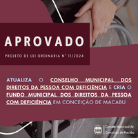 APROVADO: PROJETO DE LEI ORDINÁRIA Nº 11/2024